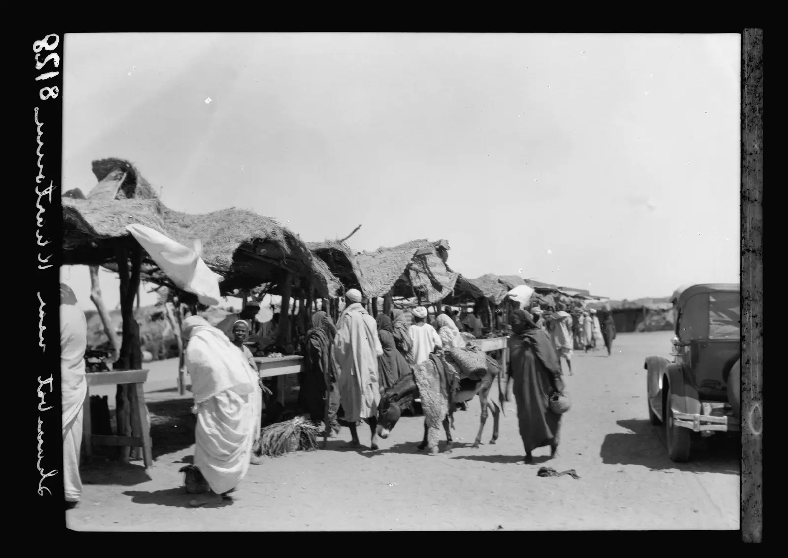 Open air market, Shambat village (1936)